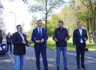 Ar ieskandināšanu atklāta Miera ielas pārbūve