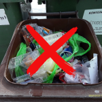 Bioloģisko atkritumu konteineros – atbilstoša satura atkritumus