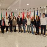 Eiropas Parlamenta Vēstnieku skolas dalībnieki vizītē pie EP viceprezidenta Roberta Zīles