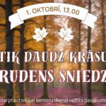 Starptautiskā senioru diena Alūksnē - “Tik daudz krāsu rudens sniedz”