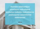 Saņemiet nekustamā īpašuma nodokļa paziņojumus elektroniski oficiālajā elektroniskā adresē!