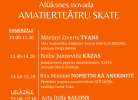 Notiks Alūksnes novada amatierteātru skate