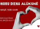 maijā donoru diena Alūksnē
