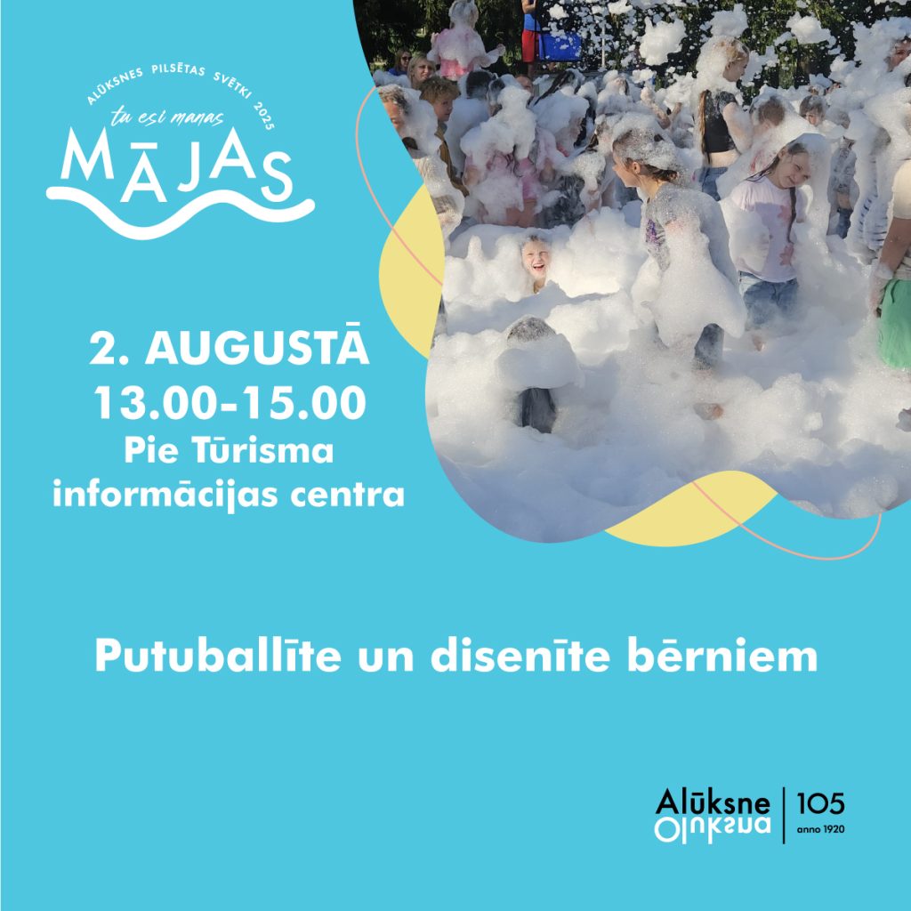 Putuballīte un disenīte bērniem.