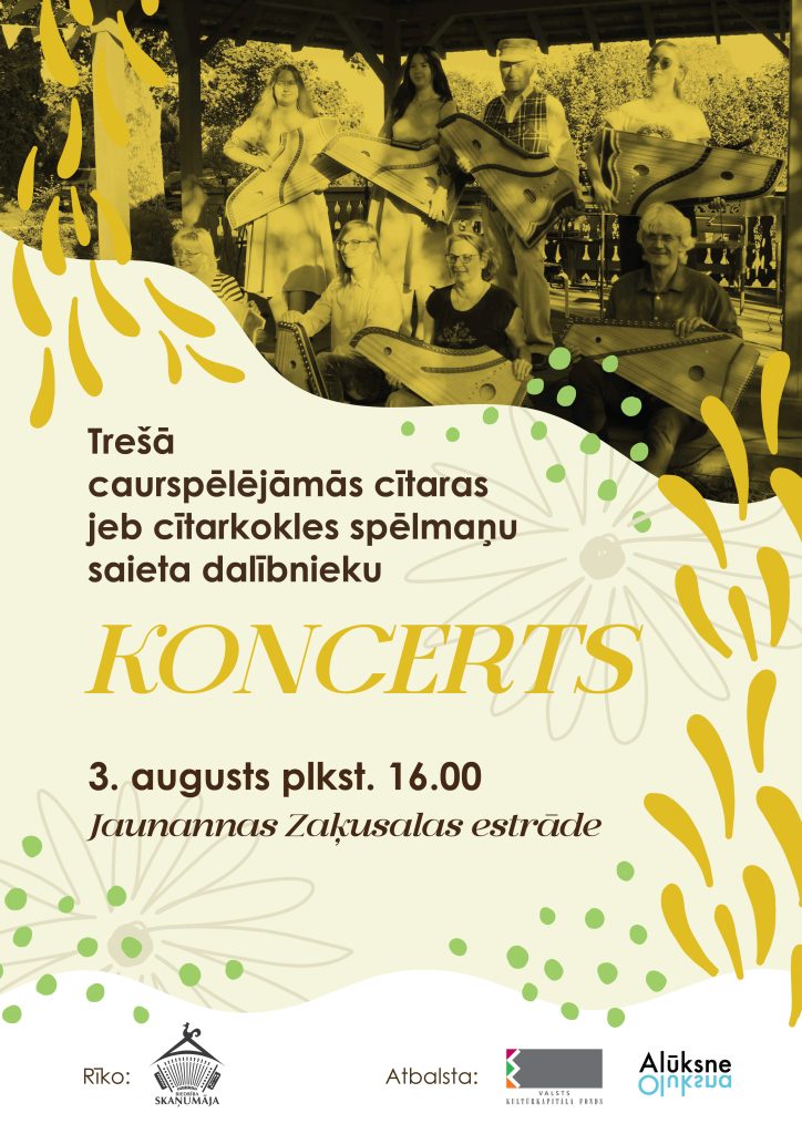 Aicinām uz jau Trešo caurspēlējamās cītaras jeb cītarkokles spēlmaņu saietu!