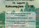 Kalncempju pagasta 100 gadu jubilejas plakāts