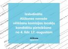 Izsludina Alūksnes novada vēlēšanu komisijas locekļu kandidātu pieteikšanas termiņu