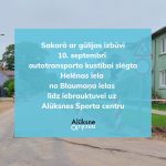 10. septembrī autotransporta kustībai būs slēgts Helēnas ielas posms