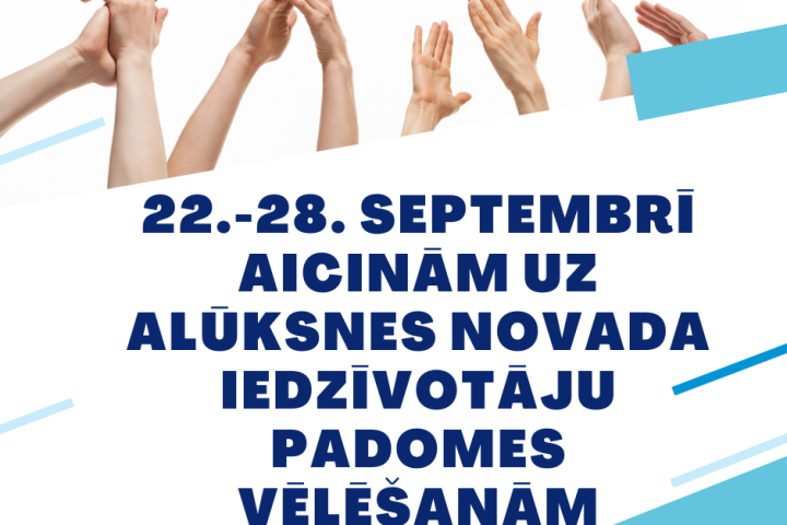 Alūksnes novada iedzīvotāju padomes vēlēšanas notiks no 22. līdz 28. septembrim
