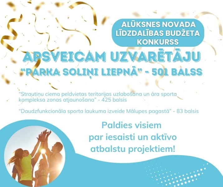 Sabiedrības balsojuma uzvarētājs – Liepnas projekts