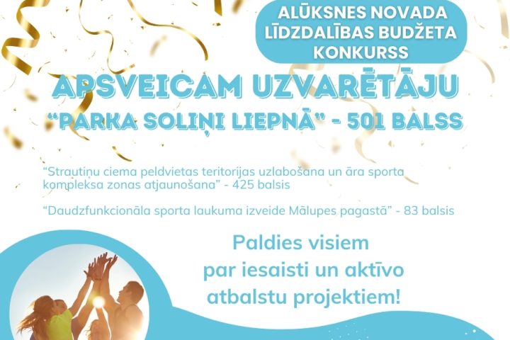 Sabiedrības balsojuma uzvarētājs – Liepnas projekts