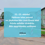 Veiks asfalta frēzēšanu Helēnas ielas posmā