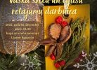 Aicinām uz vaska sveču un egļu rotājumu darbnīcu Alūksnes Jaunajā pilī