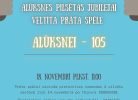 18. novembris Alūksnes novada muzejā - Prāta spēle "Alūksnei - 105"