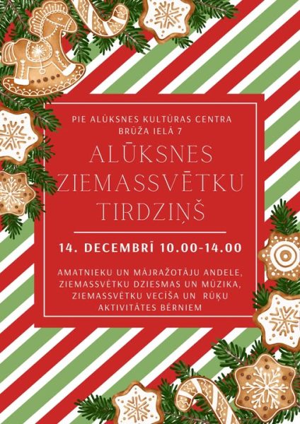 Ziemassvētku tirdziņa afiša