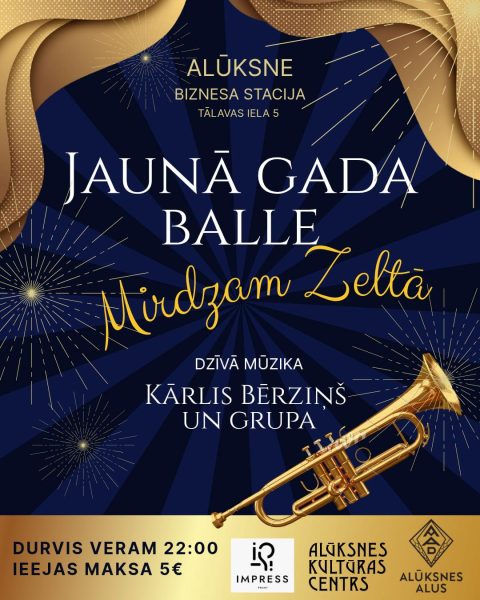 Jaunā gada balles afiša