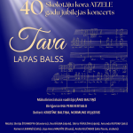 Aicinām uz īpašu muzikālu notikumu Alūksnē - skolotāju kora “Atzele” 40 gadu jubilejas koncertu “TAVA LAPAS BALSS”
