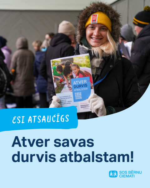 No 24. līdz 26. aprīlim vairākās Latvijas pilsētās iedzīvotājus uzrunās Latvijas SOS Bērnu ciematu asociācija vēstneši, kuri stāstīs par organizācijas darbu un aicinās iesaistīties, kļūstot par ziedotājiem