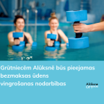 Grūtniecēm Alūksnē būs pieejamas bezmaksas ūdens vingrošanas nodarbības