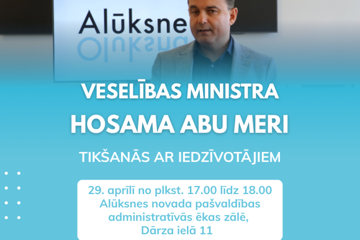 Veselības ministra tikšanās ar iedzīvotājiem