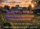 Afiša par "Saulgriežu nedēļu Viktora Ķirpa Ates muzejā "Vidzemes lauku sētā"", kuras fonā redzams saulriets virs senām lauku ēkām, ar ozollapām augšpusē, pļavas ziediem un laternu apakšējā labajā stūrī. Pasākumu programma: 20.06. PLKST. 11.00: Saulgriežu zāļu izzināšana un veselības pēriens kopā ar Dainu Bindi. 21.06. PLKST. 11.00: Maizes alus brūvēšana pēc senās receptes kopā ar Mudīti Rusakovu un Ielīgošana kopā ar tautas mūzikas grupu "Svērte". Kļavu lapu cepuru pīšana. 22.06. PLKST. 11.00: Jāņu siera pagatavošana kopā ar Antu Spilvu. 23.06. PLKST. 20.00 JĀŅU VAKARS: Izstādes "Līgo noskaņās un tālos ceļos" atklāšana. Līgošana kopā ar dāmu muzikālo apvienību "Amma". Jāņu vakara tradīcijas. DALĪBAS MAKSA: Pieaugušajiem – 3,50 EUR, Senioriem – 2,50 EUR, Skolēniem un studentiem – 2,00 EUR.