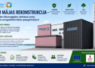 Alūksnes enerģija" infografika par katlu mājas rekonstrukcijas projektu, lai uzlabotu centralizētās siltumapgādes drošību un energoefektivitāti. Attēlā redzama moderna katlu māja ar skursteni pie ūdens. Projekta mērķis ir "Uzlabot Alūksnes centralizētās siltumapgādes sistēmas efektivitāti un drošību, modernizējot katlu mājas aprīkojumu, samazinot enerģijas zudumus un ietekmi uz vidi". Projekta ieguvumi ietver "STABILĀKA SILTUMAPGĀDE", "ZEMĀKS ENERĢIJAS PATĒRIŅŠ", "IZMAKSAS OPTIMIZĀCIJA" un "SABIEDRĪBAS IEGUVUMS". Līdzfinansētāji ir "Eiropas Savienība", "2027 Nacionālais attīstības plāns" un "altum". Apakšā redzams sauklis "Strādājam kopā zaļākai, drošākai un efektīvākai Alūksnei!" un mājaslapas adrese "www.aluksnesenergija.lv".
