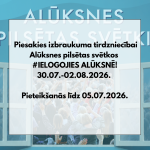 Piesakies izbraukuma tirdzniecībai Alūksnes pilsētas svētkos #IELOGOJIES ALŪKSNĒ! 30.07.-02.08.2026. Pieteikšanās līdz 05.07.2026.